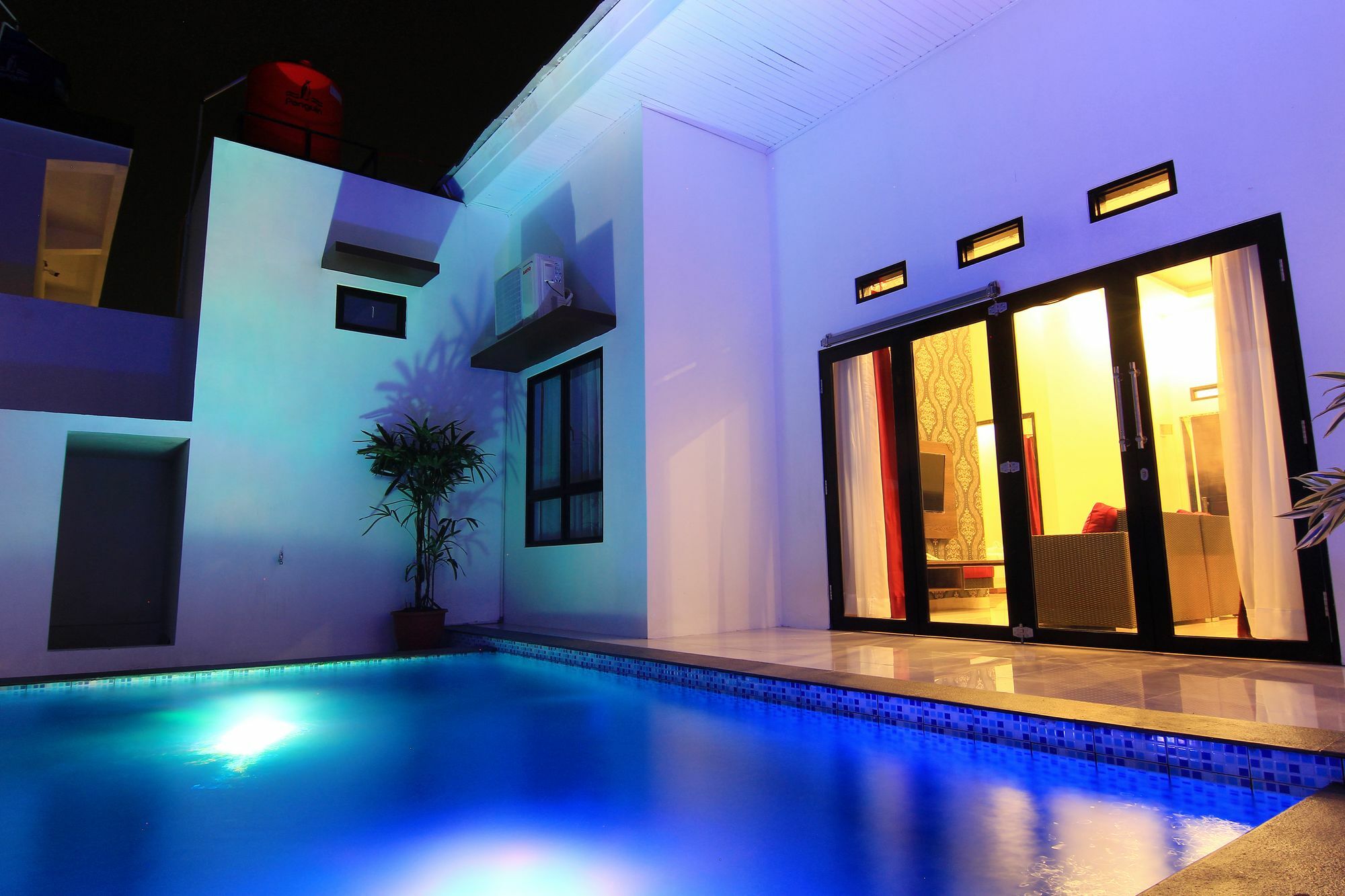 The Baliview Luxury Villas & Resto Pakanbaru Exteriör bild